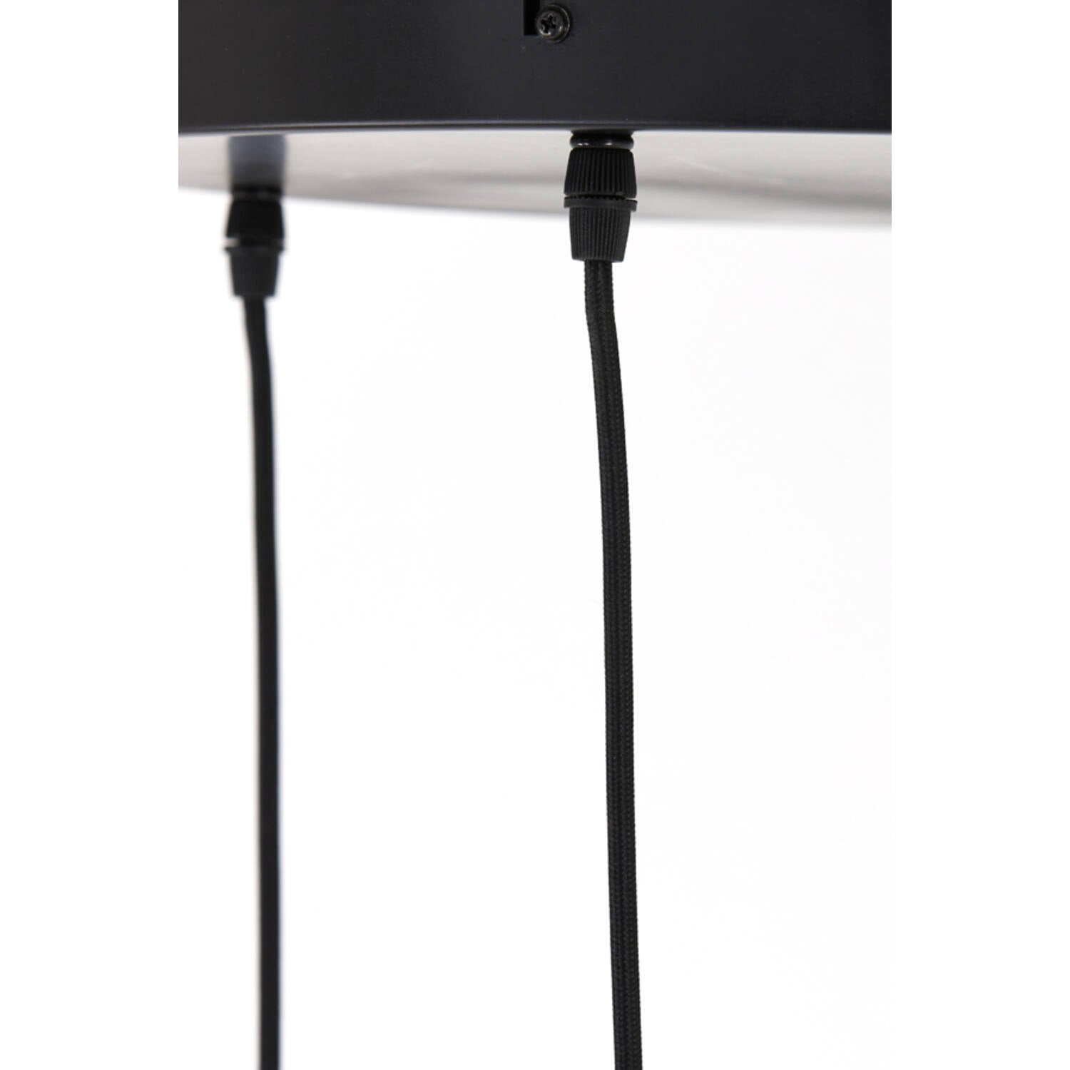 Rakel 5Lt Cluster - Matt Black & Clear/Antique Bronze & Smoked Finish