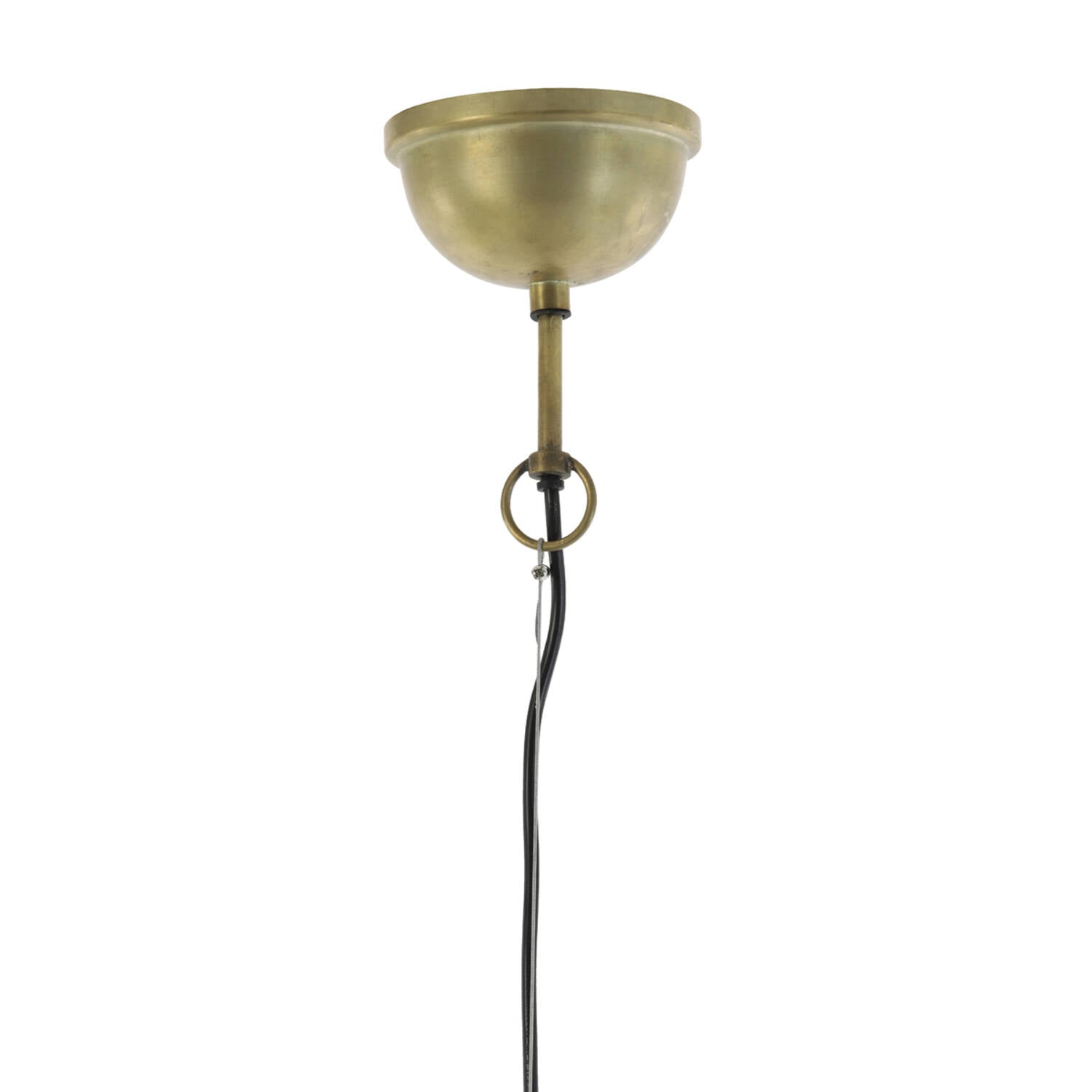 Gularo Hanging lamp- Wood Brown+Bronze