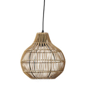 Pacino Hanging Lamp Rattan Natural - Brown/Black Finish