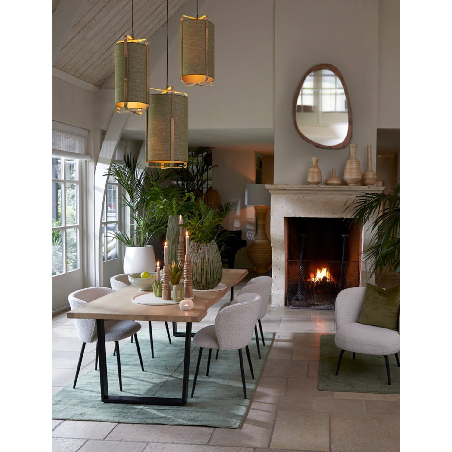 Sendai Hanging Lamp- Various Colors & Sizes