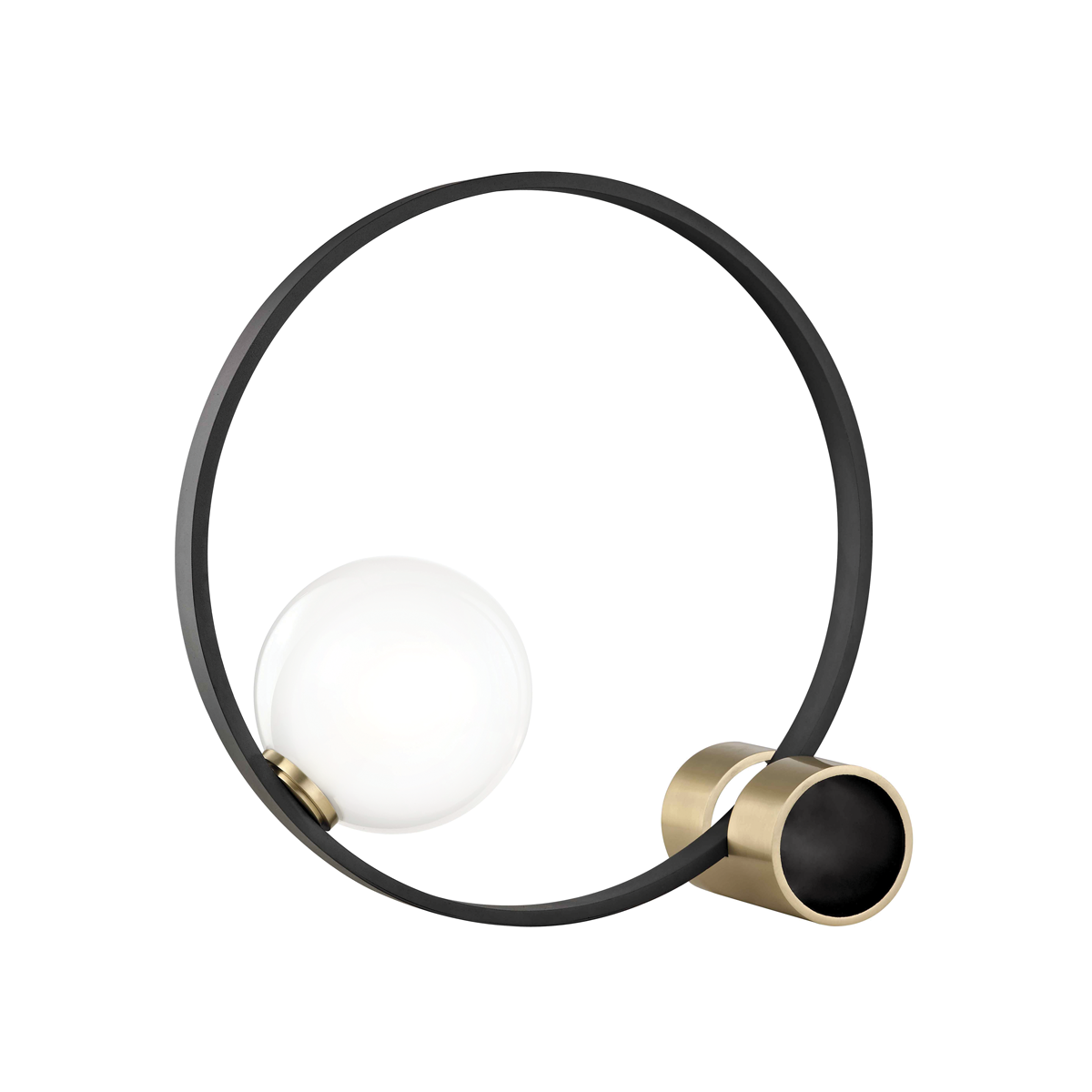 Zena 1Lt Table Lamp - Aged Brass