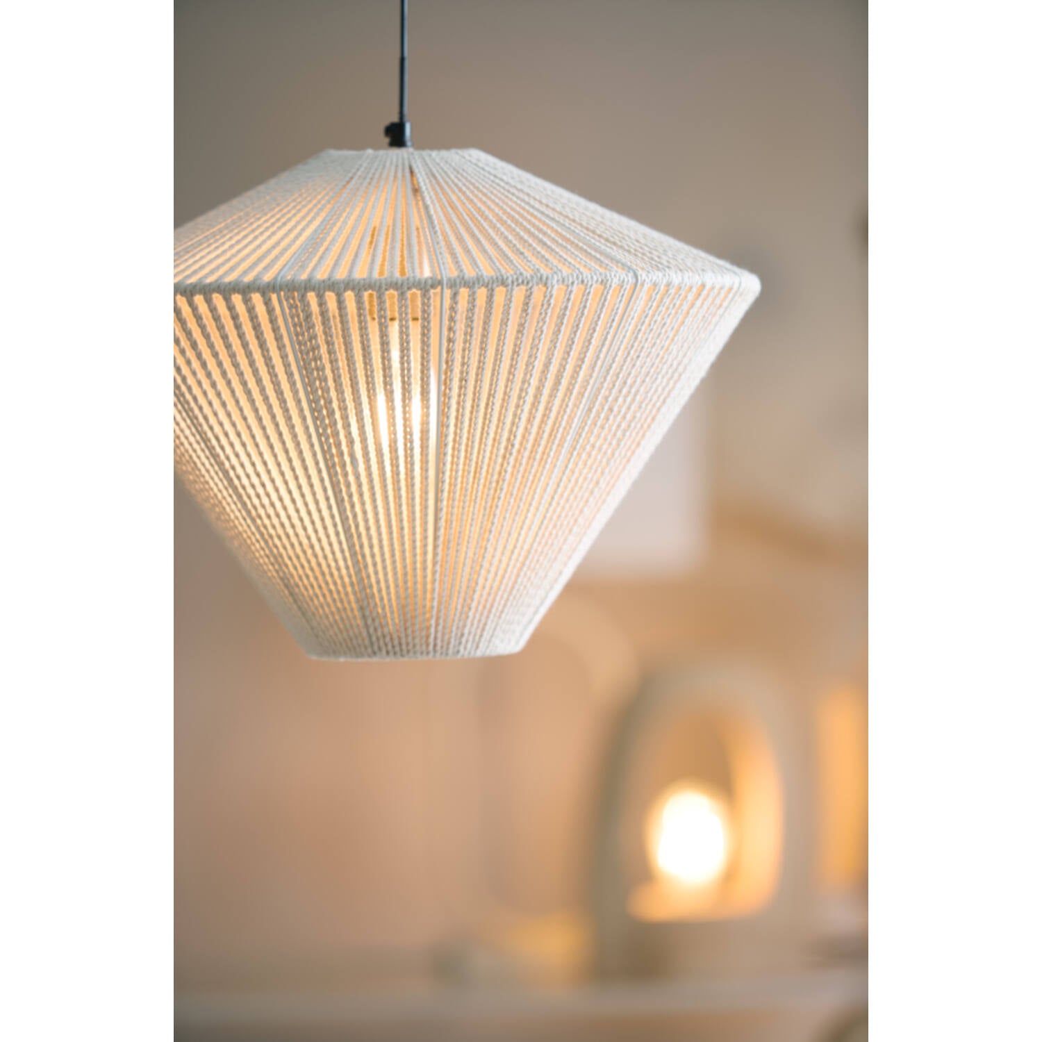 Felida Hanging Lamp Cream - Small/Medium/Large