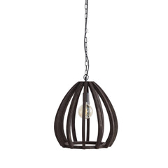 Barsia Pendant Light - Dark Brown/Orange-Brown