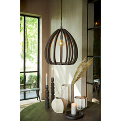 Barsia Pendant Light - Dark Brown/Orange-Brown