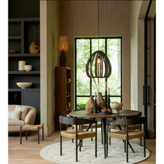 Barsia Pendant Light - Dark Brown/Orange-Brown