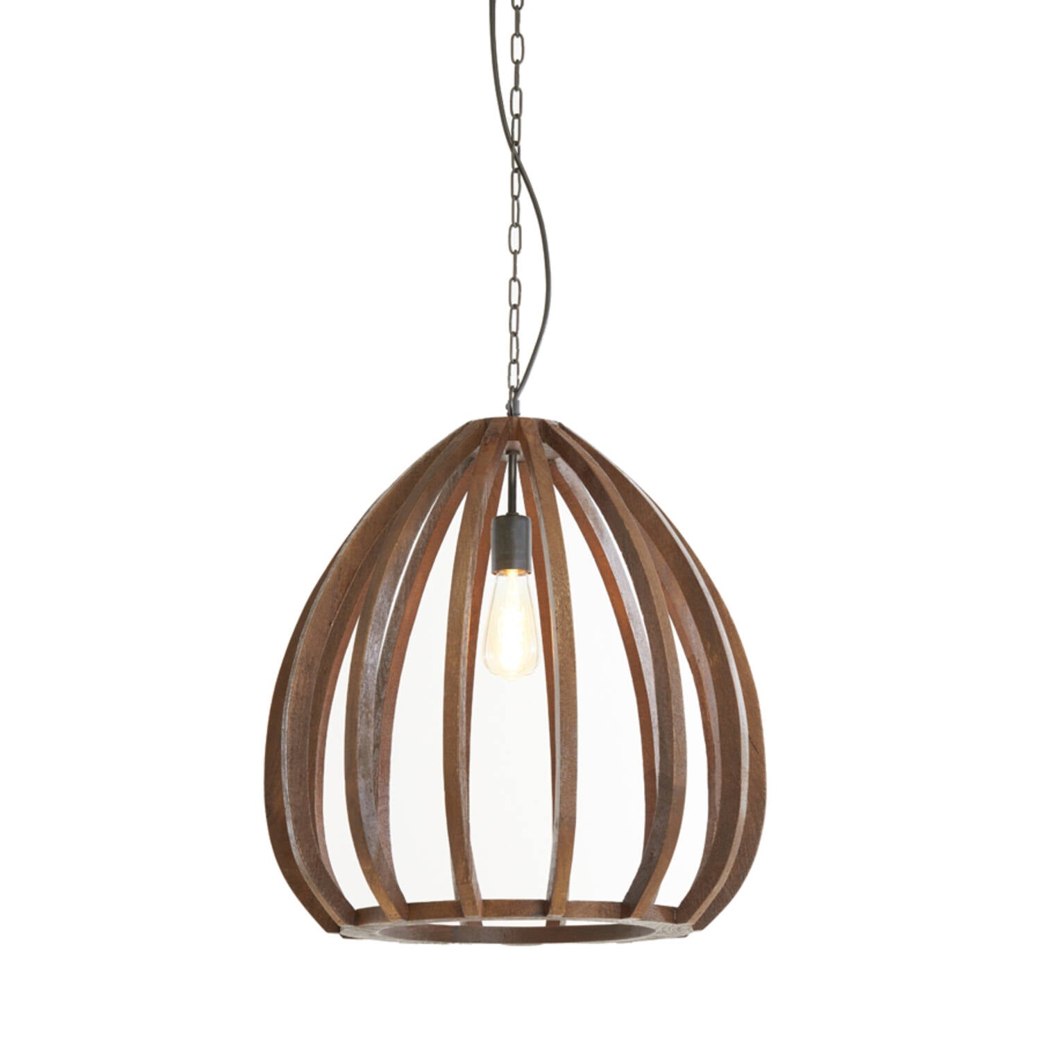 Barsia Pendant Light - Dark Brown/Orange-Brown