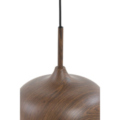 Dania Hanging Lamp 3L 90X22X32cm -  Wood Print Brown+Rope  Finish