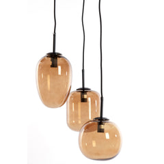 Mezza Hanging Lamp Glass Brown