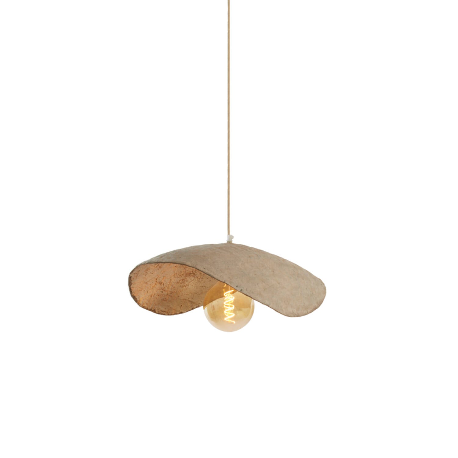 Lonia Small/Large Hanging Lamp E27 Cream+Antique Bronze/Grey+Antique Bronze