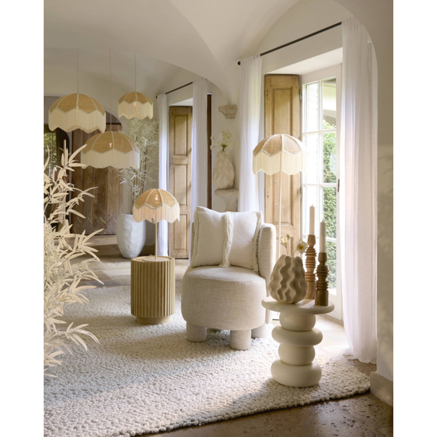 Malcia Hanging Light- Various Finishes