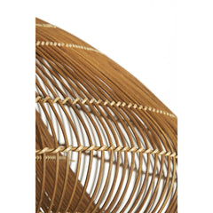 Janzur Hanging Lamp- Rattan Dark Brown