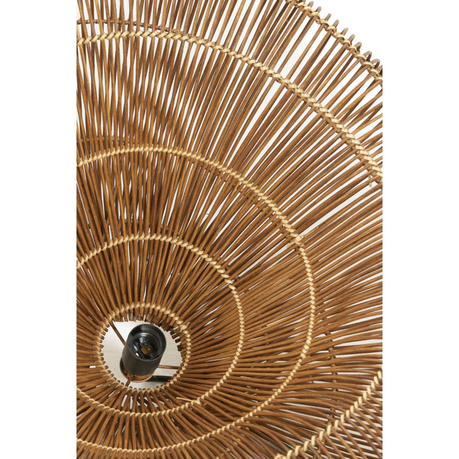 Janzur Hanging Lamp- Rattan Dark Brown