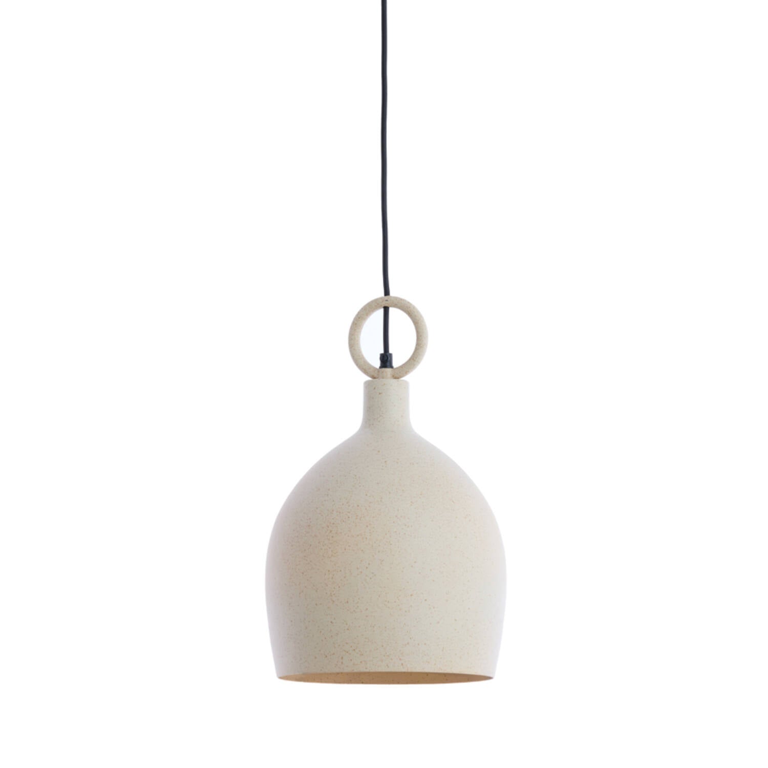 Rosero Hanging Light- Sand/ Terra Brown Finishes