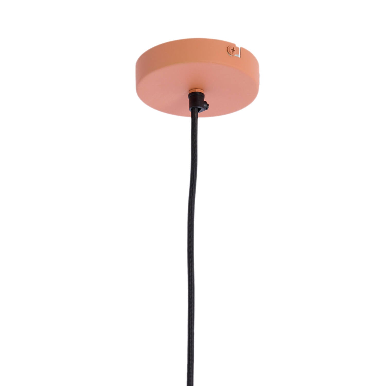 Pasto Hanging lamp - Jute Natural/ Pink Finishes