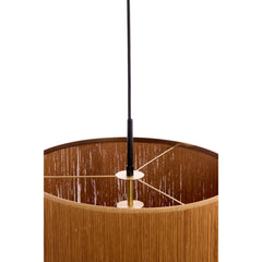 Malaika Hanging Lamp- Brown Finish