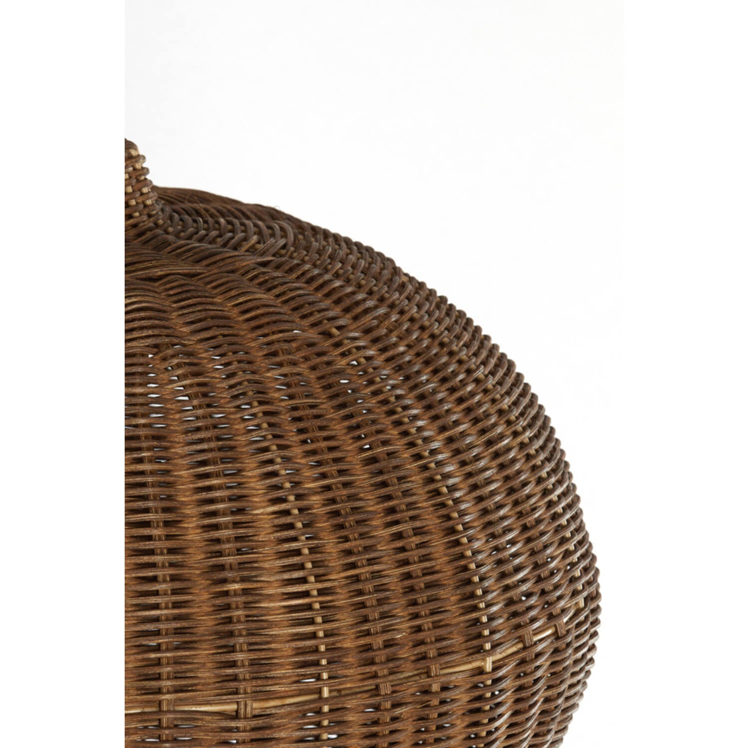 Melzor Hanging Lamp- Rattan Dark Brown