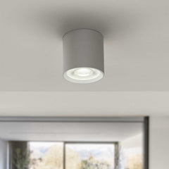 Dot 1Lt Flush LED 3000/4000K Spotlight IP20  - White/Black