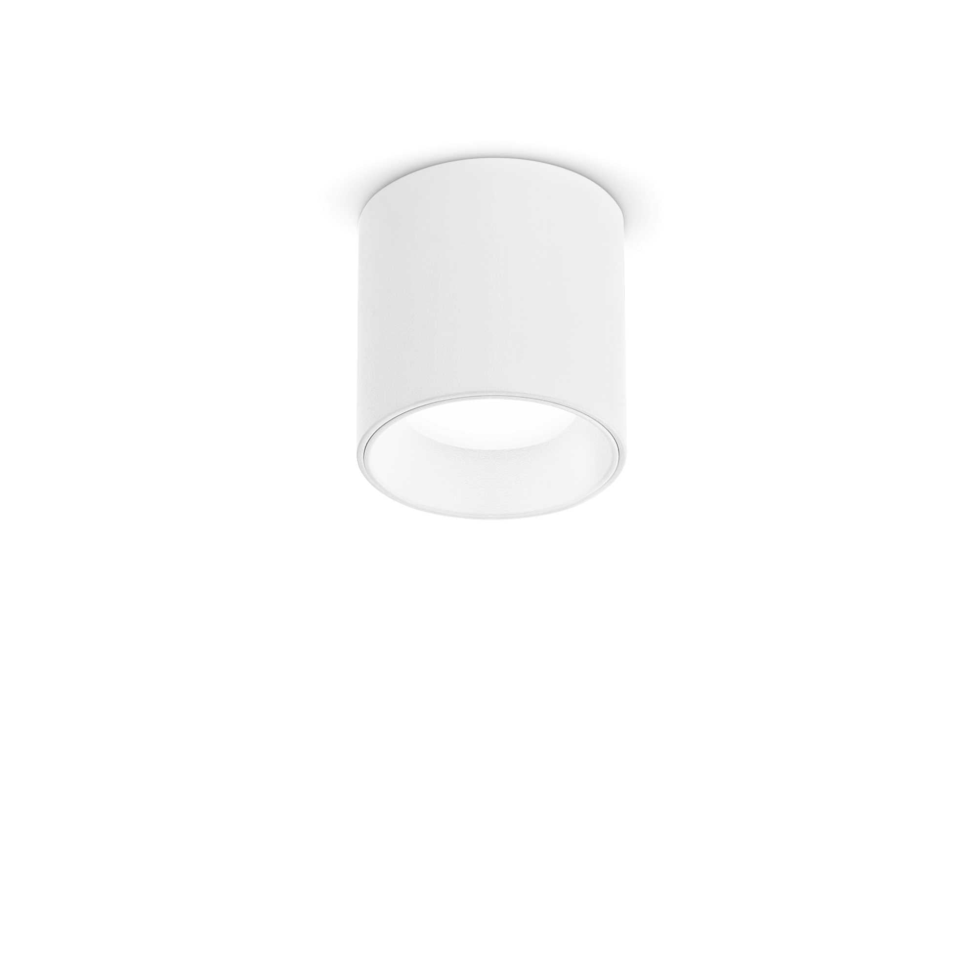 Dot 1Lt Flush LED 3000 Spotlight IP20  - White/Black