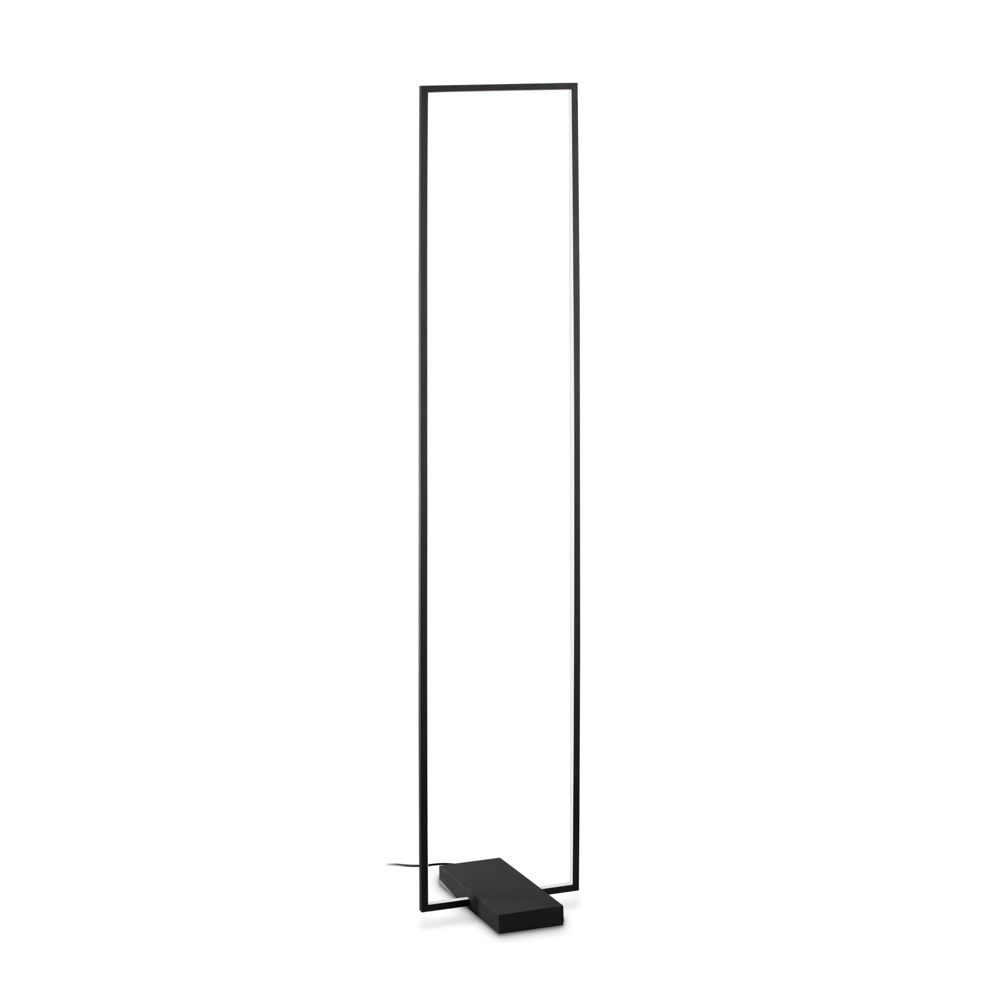 Frame LED Floor Lamp - Black/White Finish