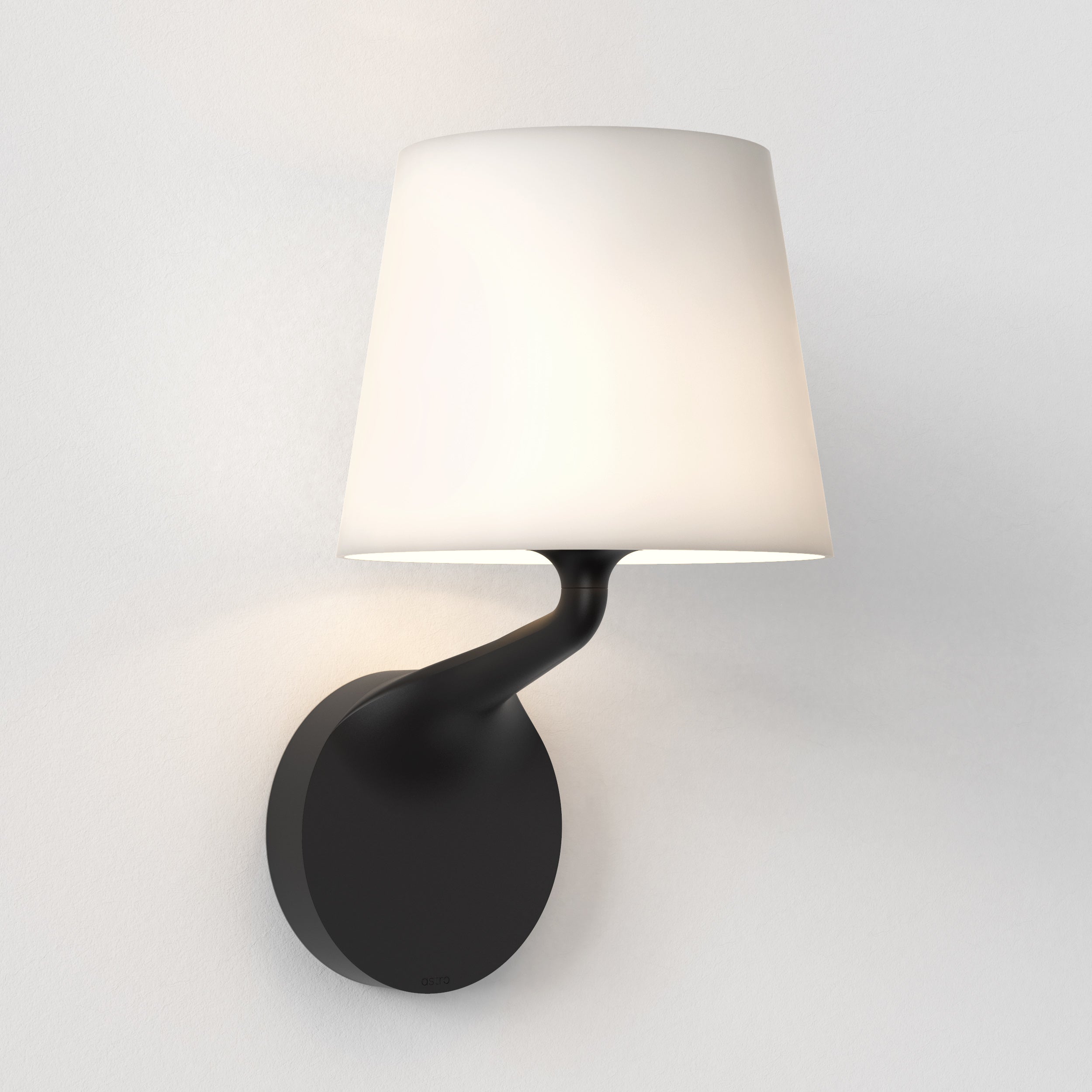 Millie Bathroom Wall Light- Polished Chrome/ Matt Black