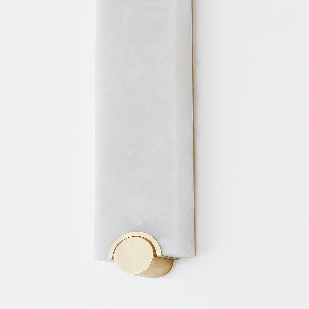 Brant LED Wall Sconce - Brass & Alabaster