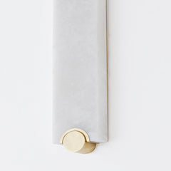 Brant LED Wall Sconce - Brass & Alabaster