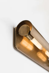 Accord 2Lt Wall Sconce - Aged Brass