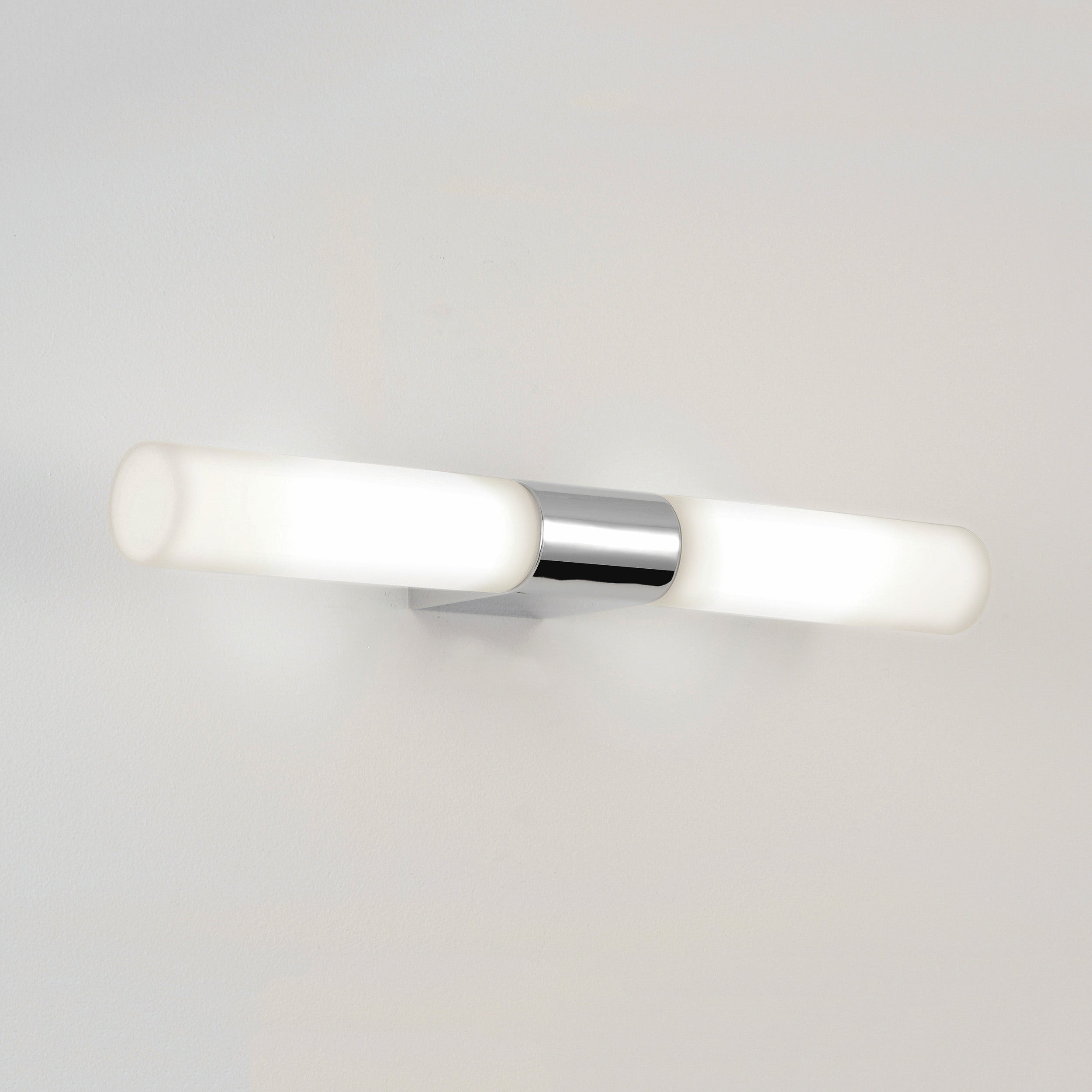 Padova Bathroom Wall Light- Polished Chrome/ Matt Black