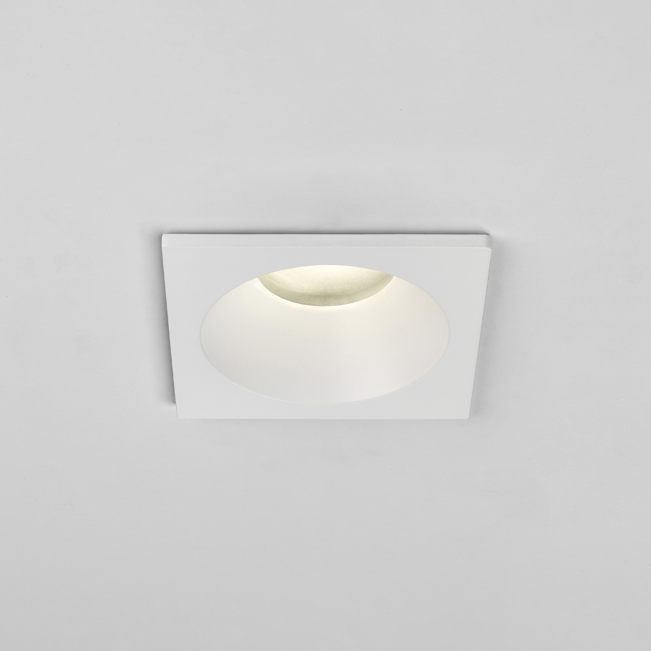 Minima Round/Square IP65 Bathroom Recessed Ceiling Light Various Types - Matt Black/Matt White Finish