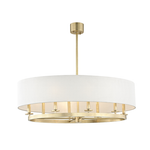 Durham 8Lt Oval Light - Brass
