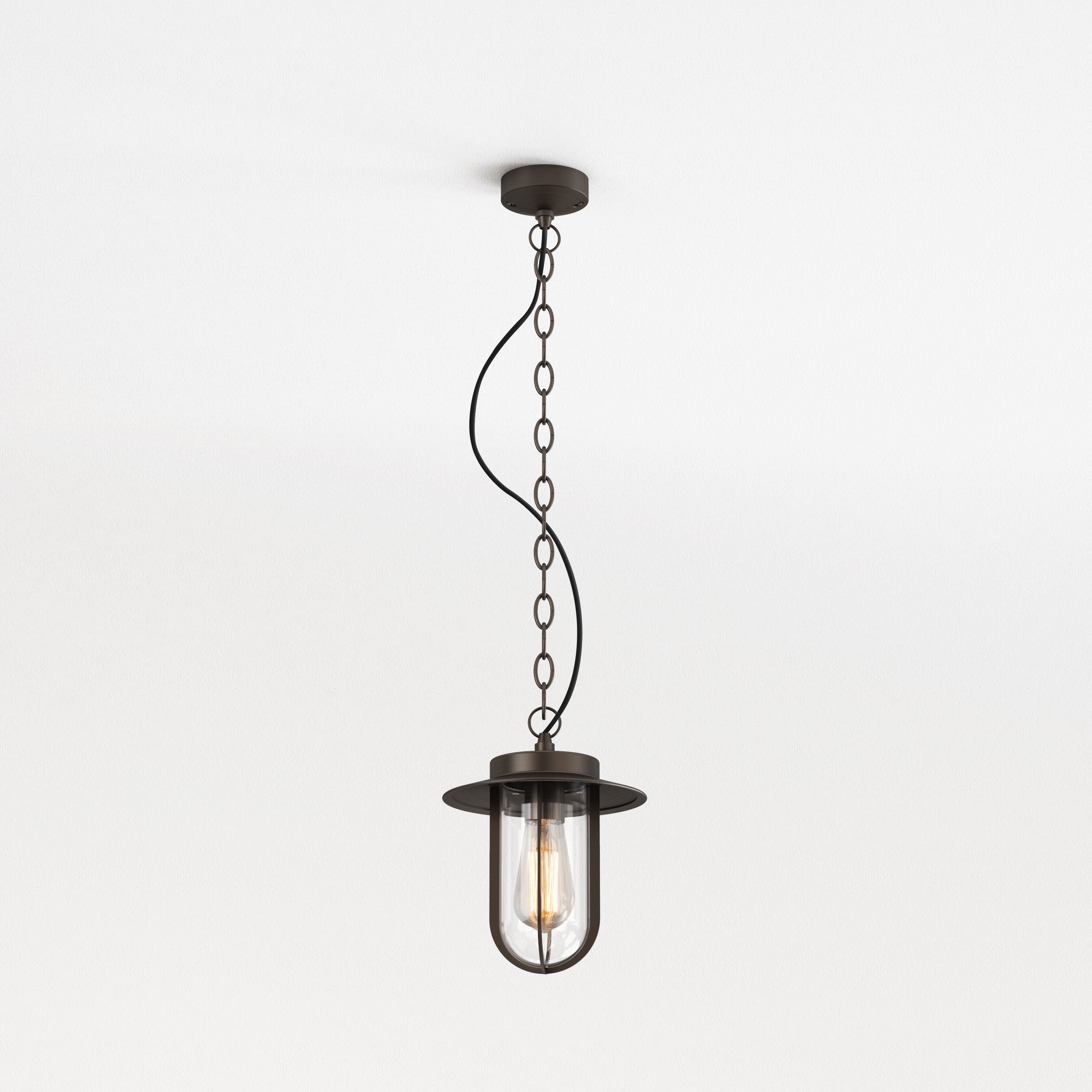 Montparnasse Pendant- Bronze/ Polished Nickel