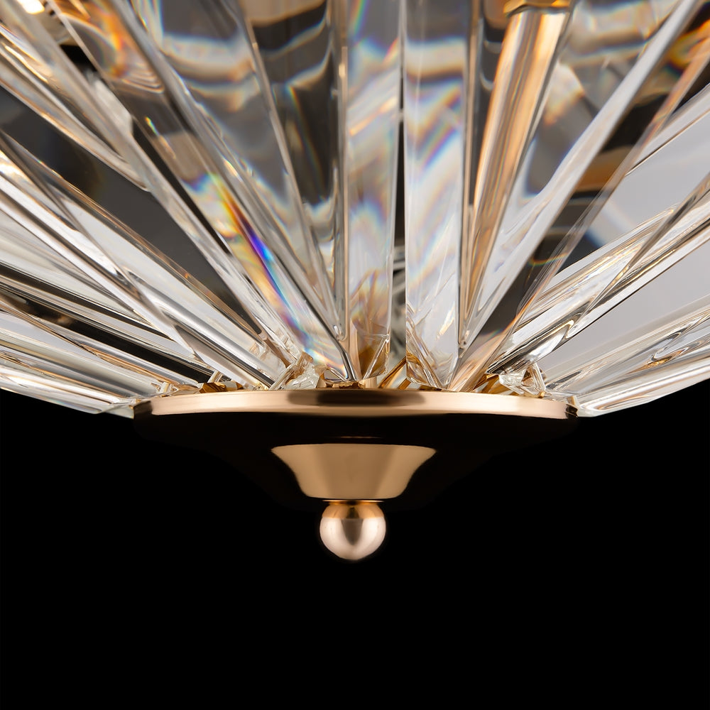 Facet 4/6lt Flush Ceiling Light