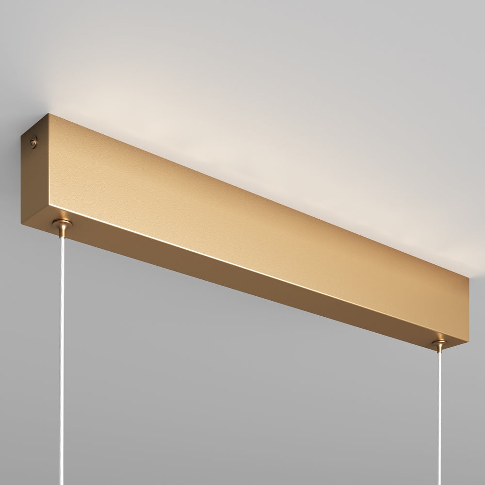 Step LED Linear Pendant Light- Gold/ White/ Black Finishes