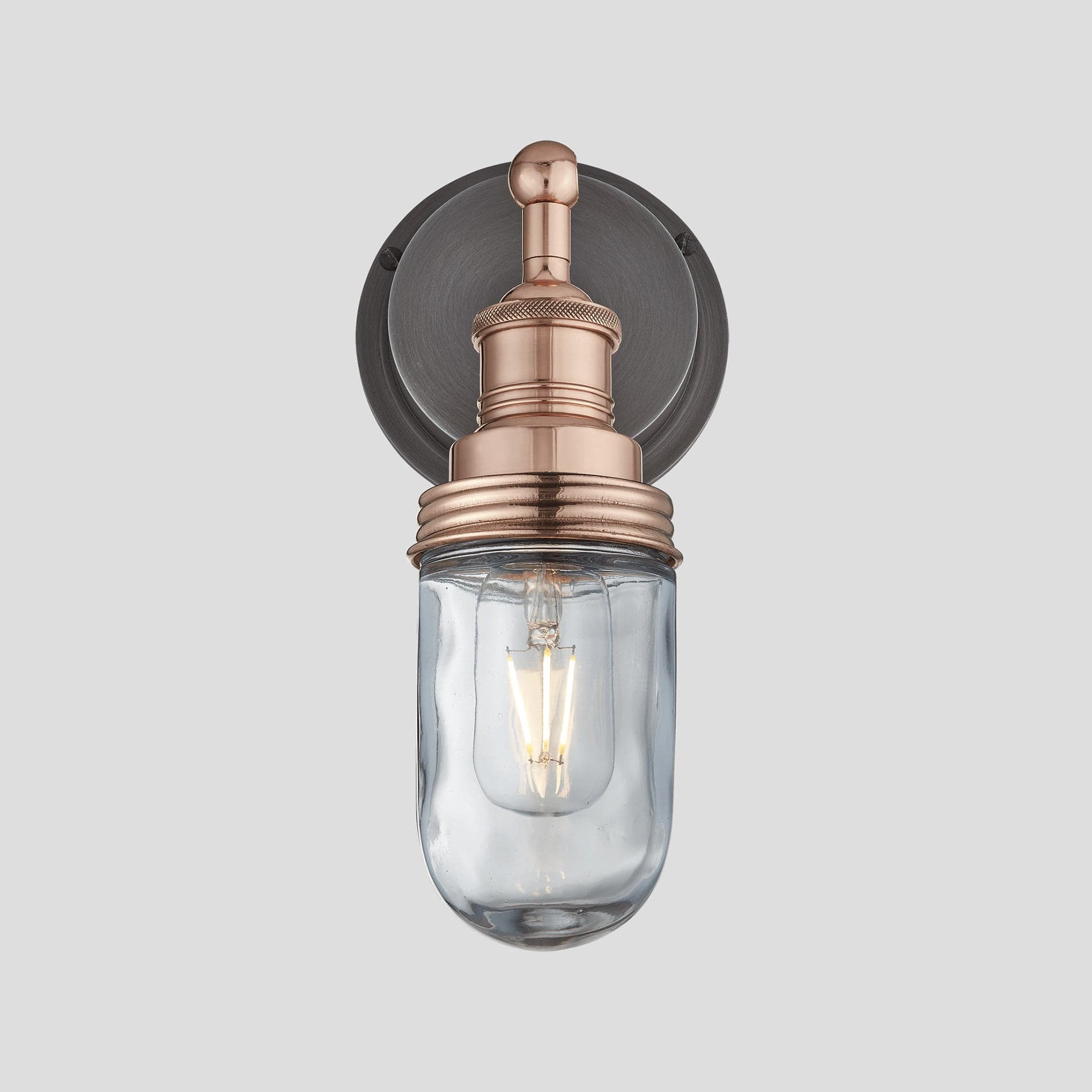 Brooklyn Outdoor IP65 Wall Light - Pewter, Copper, Brass