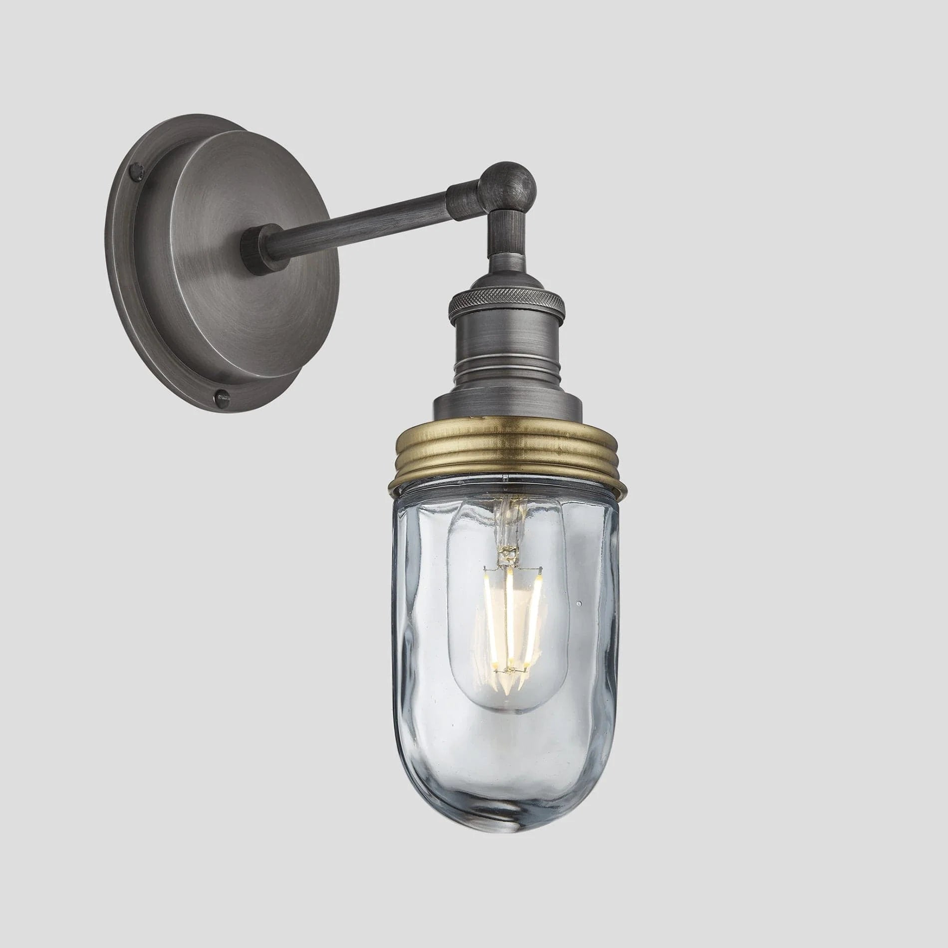 Brooklyn Outdoor IP65 Wall Light - Pewter, Copper, Brass