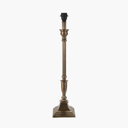 Canterbury Antique Brass Metal Table Lamp  - Base Only