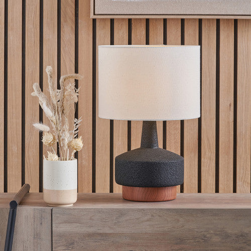 Elio Table Lamp-White & Black Finishes