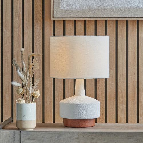 Elio Table Lamp-White & Black Finishes