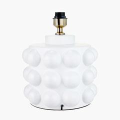 Serenity Table Lamp Base Bobbled Ceramic - White & Black Finishes