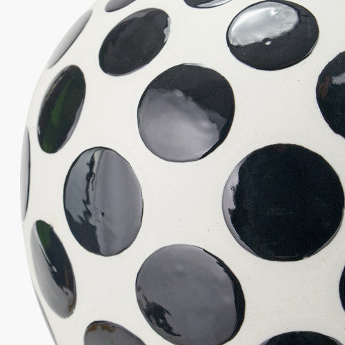 Larisa Black Polka Dot Table Lamp