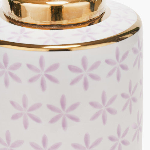 Thea Green and Gold Leaf Ceramic Table Lamp