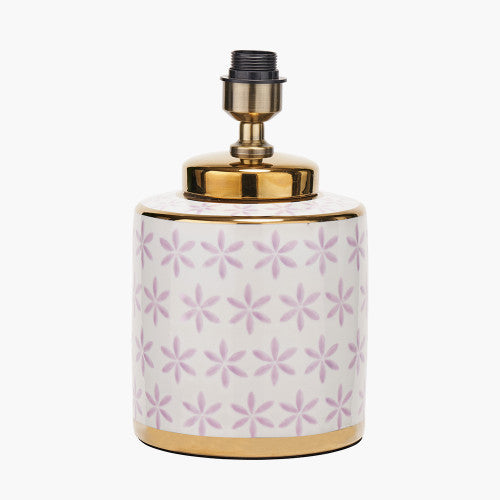 Thea Green and Gold Leaf Ceramic Table Lamp