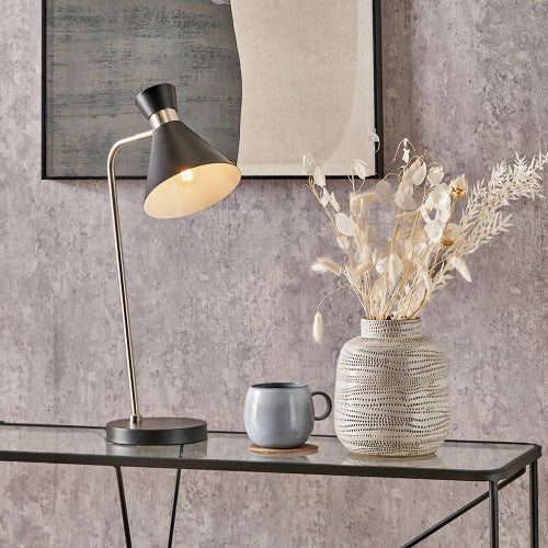 Benedict Table Lamp- Sage Green/ Black Finishes