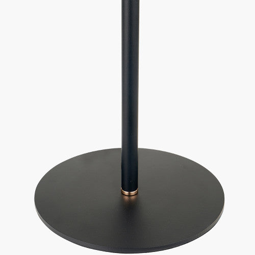 Xena Black and Rose Gold Metal LED Table Lamp