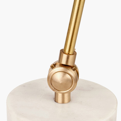 Eloise Gold Metal and Marble Table Lamp