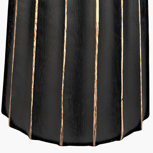 Draydon Table Lamp - Black/ Natural Wash