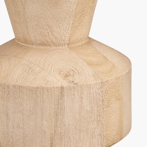 Koa Natural Mango Wood Table Lamp Base