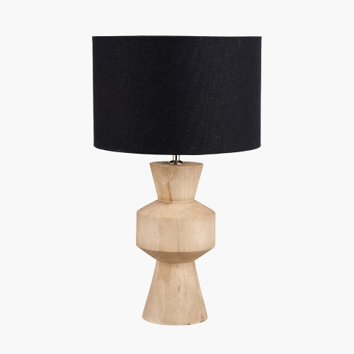 Koa Natural Mango Wood Table Lamp Base