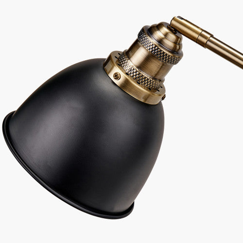 Augusto Black and Gold Task Table Lamp