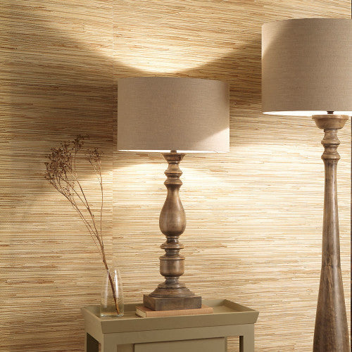 Alia Grey Wash Turned Mango Wood Table Lamp  - Base Only